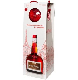 Ликер Grand Marnier, "Сordon Rouge", gift box with glass, 0.7 л