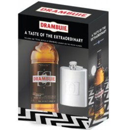 Ликер Drambuie, gift set with flask, 0.7 л