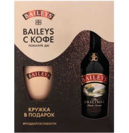 Ликер "Baileys" Original, gift box with cup, 0.7 л