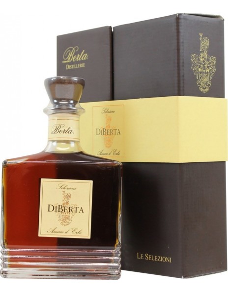 Ликер Berta, "DiBerta" Amaro d'Erbe, gift box, 0.7 л