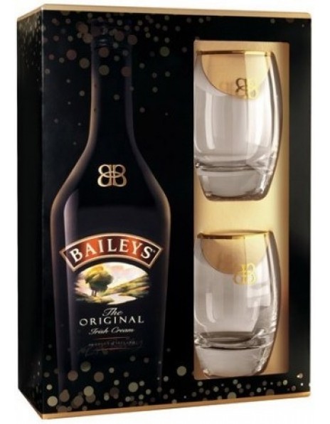 Ликер "Baileys" Original, in box with 2 glasses, 0.7 л