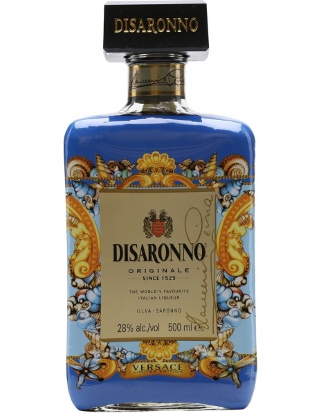 Ликер "Disaronno" Originale, Versace Limited Edition, 0.5 л