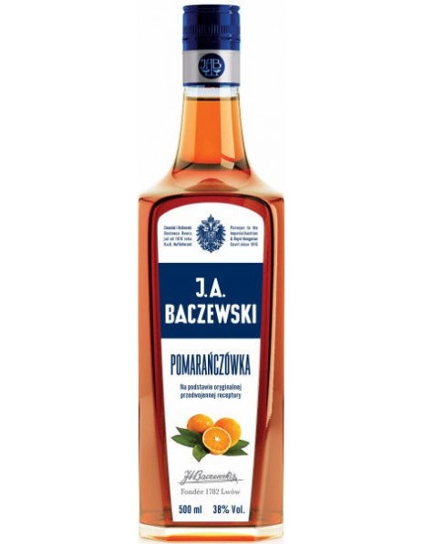 Ликер J.A. Baczewski, Pomaranczowka, 0.5 л